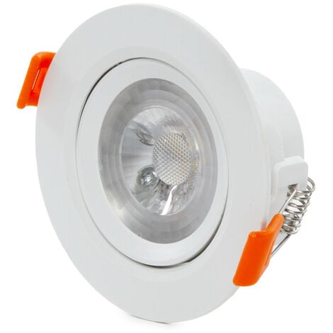 Riflettore Downlight Circolare LED  7W 630Lm 4200ºK 40.000H [LM-4203-W]