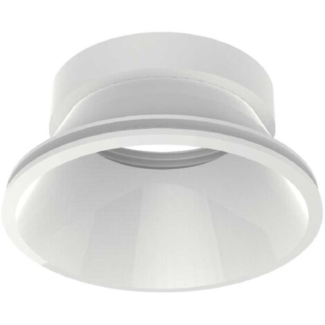 Riflettore Tondo Fisso Dynamic Alluminio Bianco