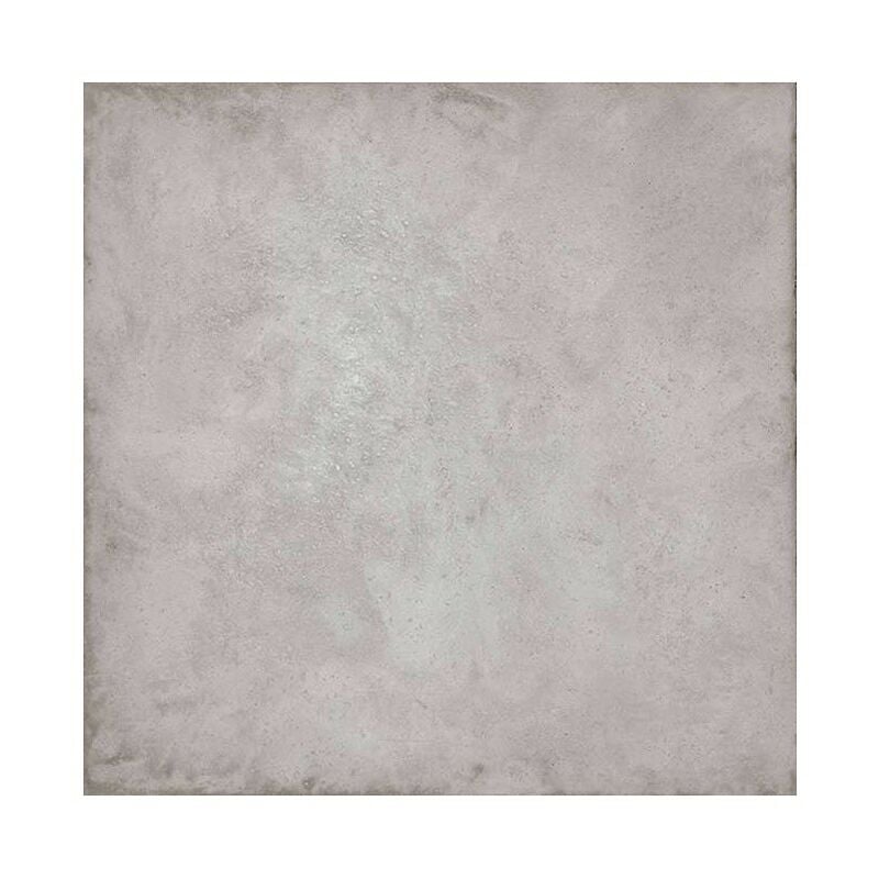 Carrelage sol / mur effet béton gris 80x80 cm rift cemento (vendu par boite de 1,28m2)