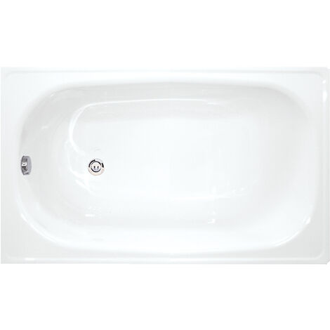 Riga Vasca da bagno in acciaio smaltato 120 x 70 cm, bianco (H2340200000001)