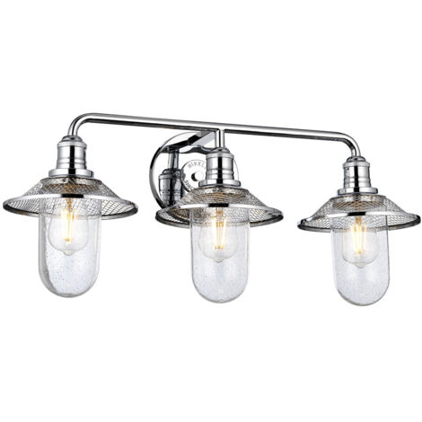 Rigby Lampada da parete Hinkley 3 luci cromata lucida IP44