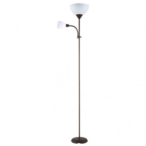 Rigel 1xe27+1xe14 mit Lesegerät braun 180x34x25,5 cm