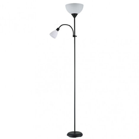 Rigel 1xe27+1xe14 mit Lesegerät schwarz 180x34x25,5 cm