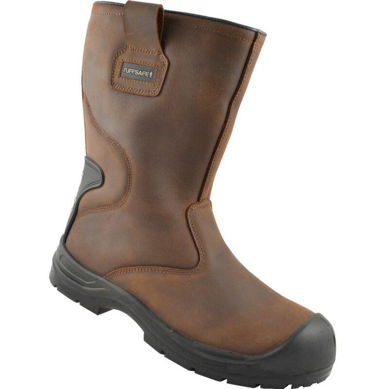Tuffsafe Rigger Boot Brown S3 SRC Size 4