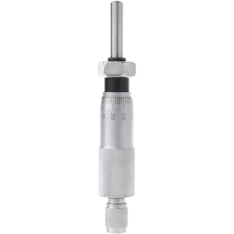 Righelli di misura professionali GABRIELLE - Testa micrometrica - Strumenti di misura Testa tonda con dado pieno 0-25 mm