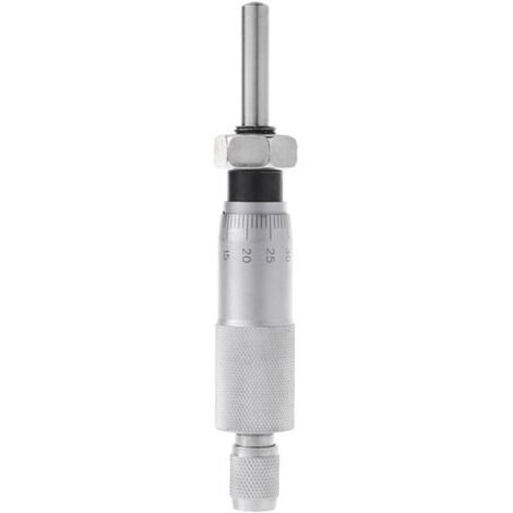 Righelli di misurazione professionali - Testa micrometrica - Strumenti di misurazione Testa tonda con dado completo 0-25 mm
