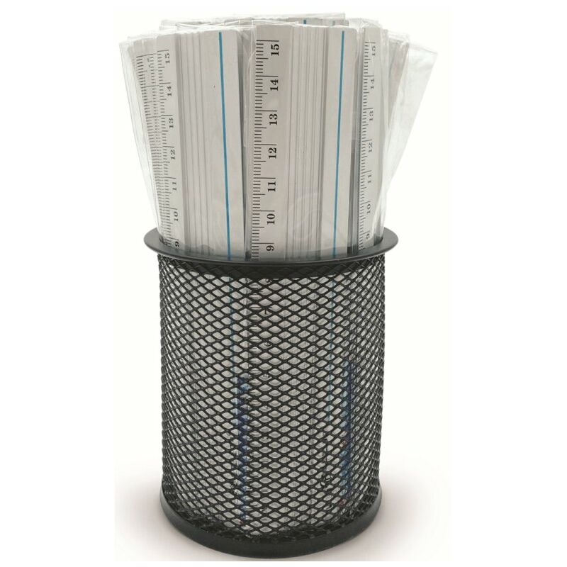 Righello Alluminio 15 Cm 24 Pz