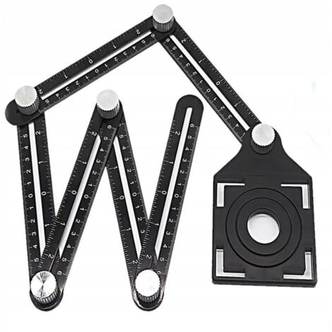 RIGHELLO DA COSTRUZIONE + DIMA PER FORI HL-01