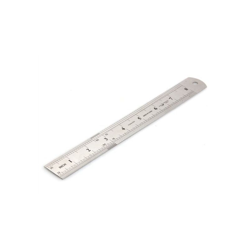 Image of Tlily - Righello di Acciaio Inossidabile 20cm Cancelleria Scuola Bambini