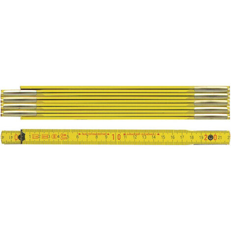 Righello pieghevole bmi 972900200 legno 2 metri
