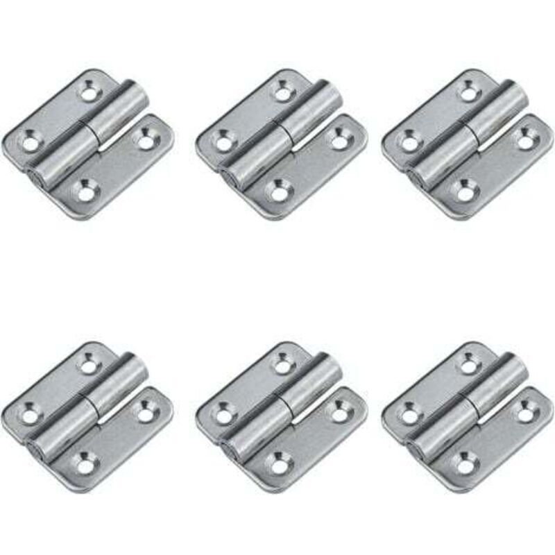 (Right) 6 removable hinges, 1.5" small sliding seals, removable door hinges in 304 stainless steel, left-handed