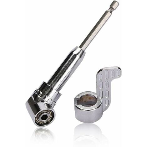 Right Angle Screwdriver Attachment 105 Degrees 1/4" Hex Shank for Drill