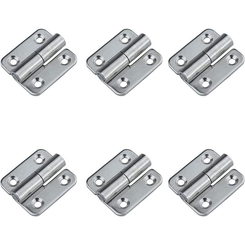 (Right)6 removable hinges 1.5' small sliding joints removable door hinges 304 stainless steel left handed