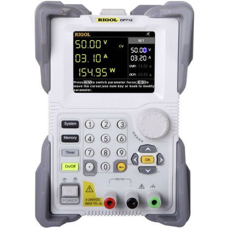 Rigol DP712 Alimentatore da laboratorio regolabile 0 - 50 V 0 - 3 A 150 W RS-232 Controllo remoto, OVP, Programmabile N