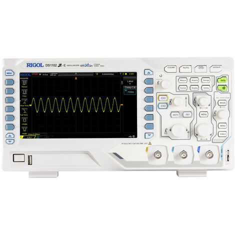 Rigol DS1102Z-E Digital-Oszilloskop 100 MHz 2-Kanal 1 GSa/s 24 Mpts 8 Bit Digital-Speicher (DSO) 1