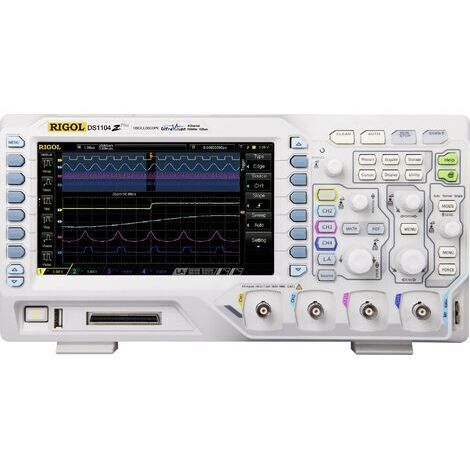 Rigol DS1104Z-S Plus Digital-Oszilloskop  100 MHz 4-Kanal 1 GSa/s 24 Mpts 8 Bit Digital-Speicher (DS