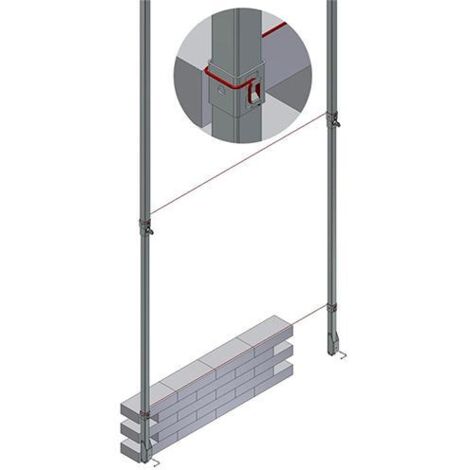 RIGONE A MOLLA ZINCATO CON PEDALE 210/320CM
