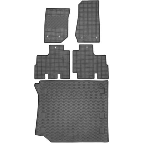 RIGUM 414035 Baúl + RIGUM 903232 Tapetes - Jeep Wrangler SUV del 2006-2018 AV pies Delanteros y traseros - INSTALAR