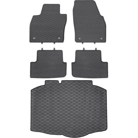 RIGUM 429046 Coffre + Tapis GEYER 889/4C - Seat Ibiza V Hatchback 06.2017 (coffre inférieur) repose-pieds AV2 avant - INSTALLÉ