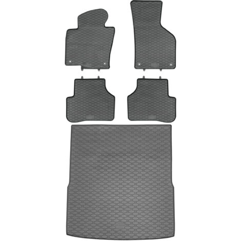 RIGUM 437133 Maletero + Alfombrillas GEYER 807/4C - VW Passat B6 Kombi Variant 2005-09.2010, pie delantero AV - INSTALADO