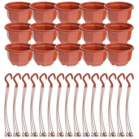 Rii Pots de fleurs en tissu, lot de 5 sacs