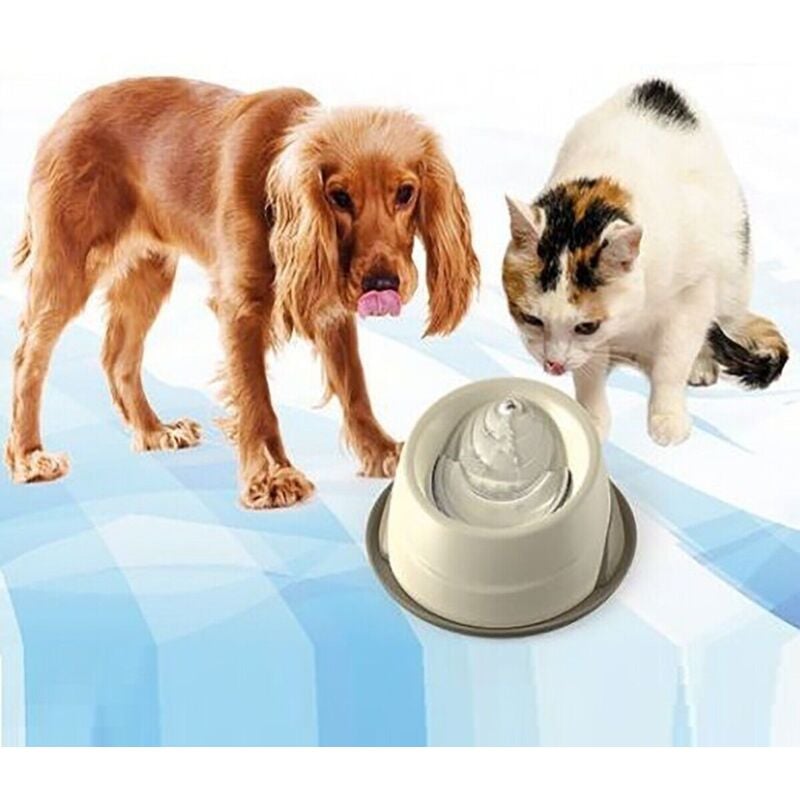 R&g - ciotola automatica fontana vassoio acqua corrente per cane e gatto anti scivolo