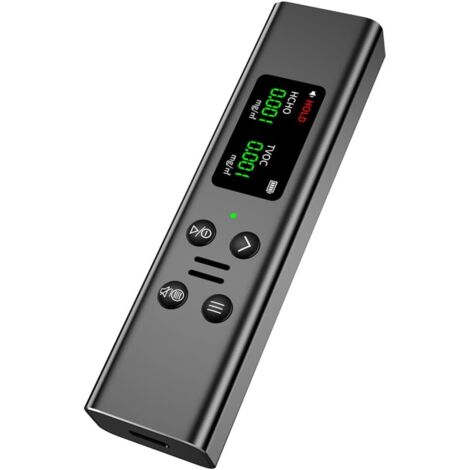 Rilevatore di formaldeide portatile Analizzatore di formaldeide TVOC Rilevatore di gas ad alta precisione Display digitale LCD Allarme sonoro e luminoso per inquinamento interno