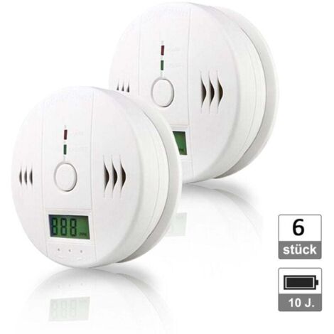 Rilevatore di fumo ALOVZE 2x Allarme antincendio intelligente conforme allo standard europeo