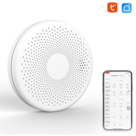 Rilevatore di fumo e monossido di carbonio Tuya Wifi 2 in 1 per la casa