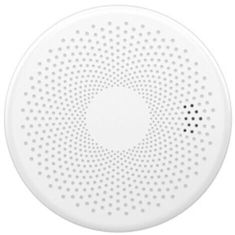 Rilevatore di fumo e monossido di carbonio Wi-Fi, rilevatore combinato, potente sirena, pulsante di autodiagnosi e test (batterie non incluse)
