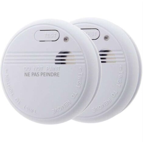 Rilevatore di fumo - Garanzia di 5 anni - Durata della batteria di 3 anni - Fornito con batteria e accessori di installazione