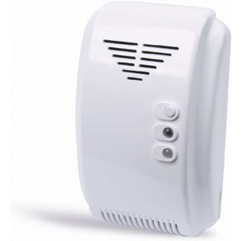 Rilevatore di gas, Betterlife Sensore rilevatore di gas 12V Allarme Propano Butano GPL Camper naturale Camper Camper Van, Bianco