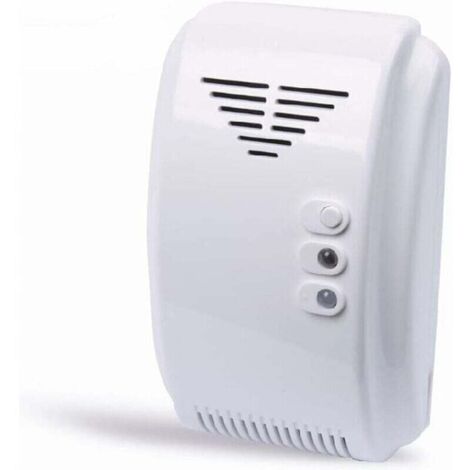 Rilevatore di gas, Betterlife Sensore rilevatore di gas 12V Allarme Propano Butano GPL Camper naturale Camper Camper Van, Bianco