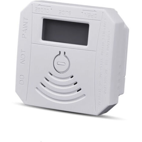 Rilevatore di gas, rilevatore combinato di monossido di carbonio e fumo, rilevatore di CO a batteria con display a LED, luce lampeggiante, allarme acustico, sequenza di avviso acustico