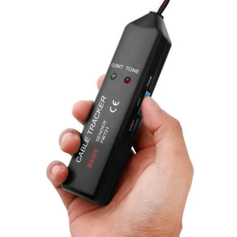 Rilevatore di linee telefoniche BSIDE, tester per cavi di rete, test di continuità RJ11, generatore di toni, localizzazione cavi, diagnosi di punti di interruzione, con borsa per il trasporto MS6812