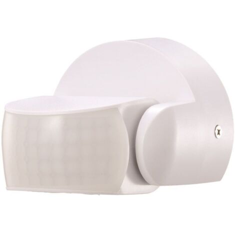 Rilevatore di movimento da parete a infrarossi IP65 bianco