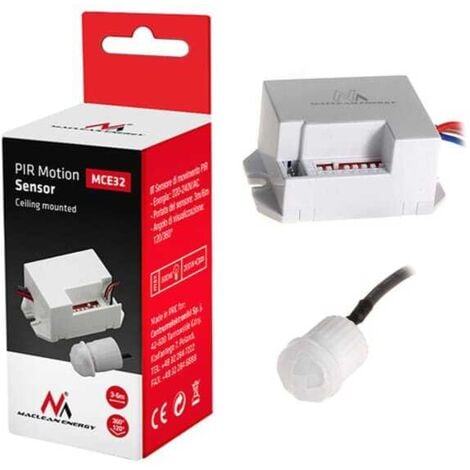 Rilevatore di movimento PIR con sensore esterno 800W 360°C MCE32