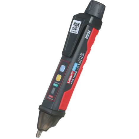 Rilevatore di tensione CA portatile senza contatto da 24V a 1000V, tester elettrico con allarme acustico e visivo, vibrazione e torcia a LED.