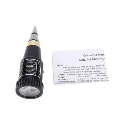 Rilevatore di umidità 2 in 1, misuratore di pH del terreno, sensore di umidità e luce, misuratore di pH, strumenti di prova per il giardino