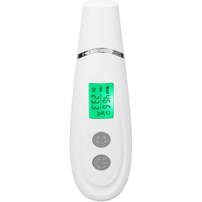 Image of Rilevatore digitale portatile della pelle, tester di umidità del viso bianco, analizzatore di umidità del contenuto di sebo della pelle