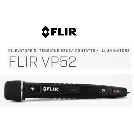 RILEVATORE METRICA DI TENSIONE "FLIR VP52" SENZA CONTATTO + ILLUMINATORE