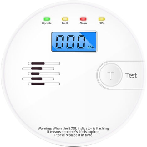 RILEVATORE MONOSSIDO DI CARBONIO A BATTERIA '710053' 3 AA - PROXE