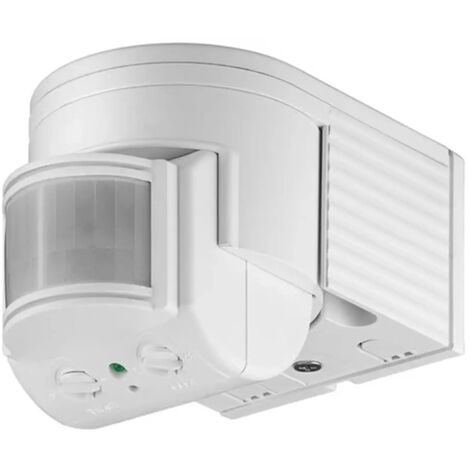 Faro LED Con Sensore Sensore Di Movimento PIR 180&deg; V-TAC - Rilevatore Crepuscolare, Bianco, Per Esterno/Interno Sensore Esterno Impermeabile