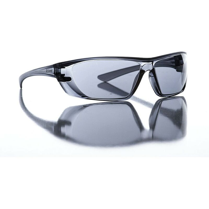 Safety Glasses, Gey - RLY9600616C - Riley