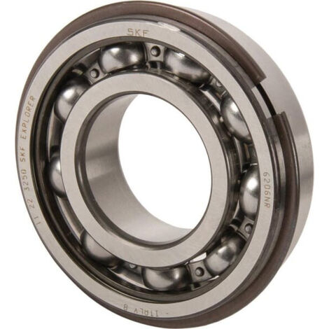 Rillenkugellager 6206 NR ID 30mm AD 62mm Breite16mm SKF
