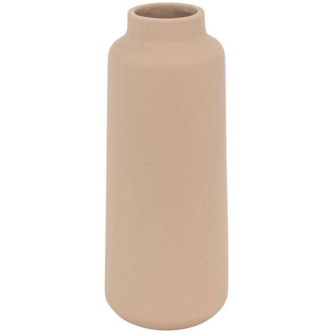 Rily jarrón de cerámica rosa claro H30cm - Atmosphera créateur d'intérieur