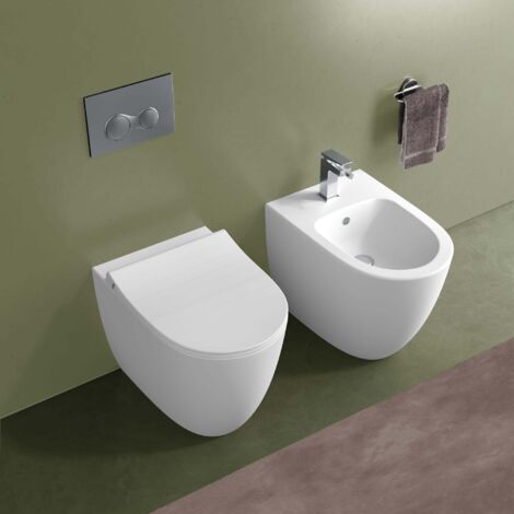 Rimlex Sento WC encastré - Couleur : blanc mat