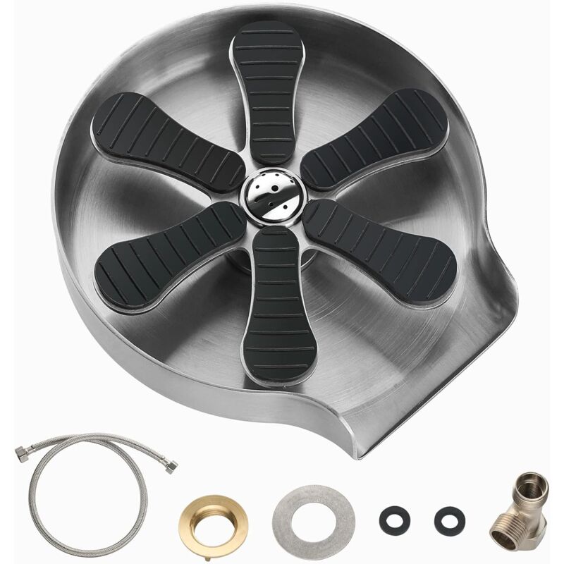 Rince Verre Evier,Rince-Verres Pour évier de Cuisine, Rinceur de Tasse,Laveuse de Tasses Automatique pour Bars, Restaurants, Cuisines, Cafés