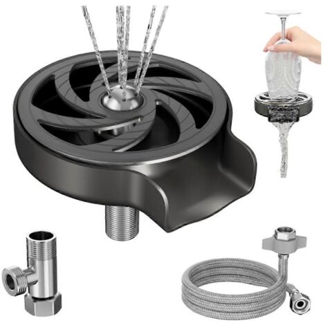 Rince-verres, lave-tasses pour évier de cuisine, nettoyeur de tasses pour robinet