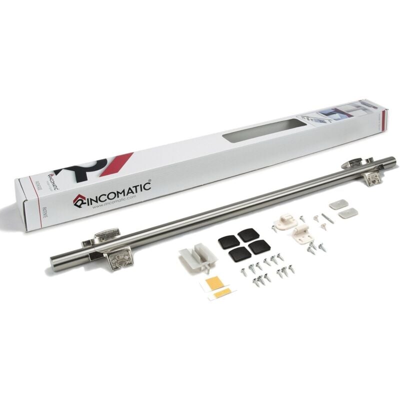 Mengual - Rinco-Matic Compact 697 Mm Aluminium - rincomatic compact 32 - Charnière réduite avec noeud décoratif visible